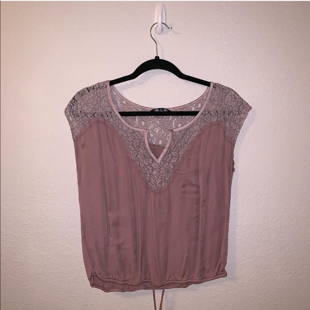 Mauve blouse
